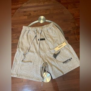Grey essentials fear of god shorts